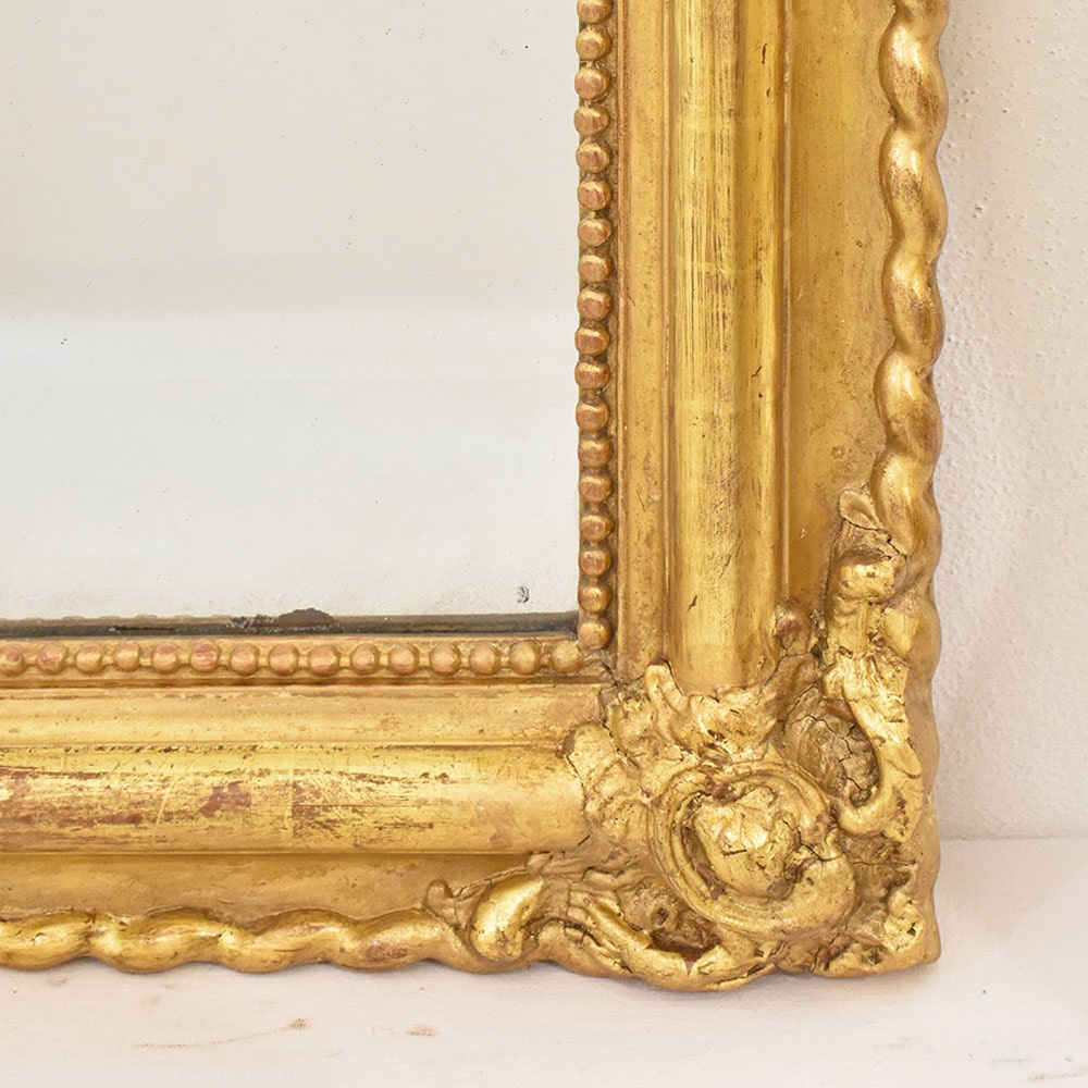 SPR151 1a old gold mirror small wall mirror XIX century.jpg